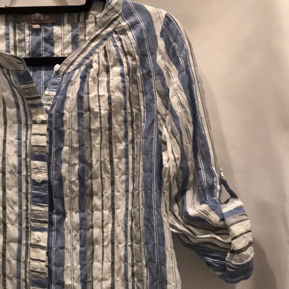 Jigsaw London Crinkle Cotton - Picture 2 of 5